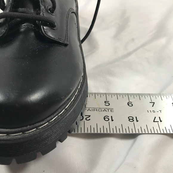 No Boundaries Black Lace Up Memory Foam Conbat Boot Womens US 8W EU 39.5 NWT - Picture 13 of 16